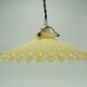 Suspension en opaline jaune