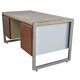 Bureau industriel vintage inox ATAL