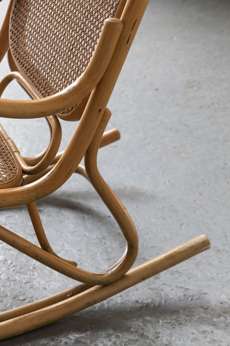 Rocking chair produced in France around 1960