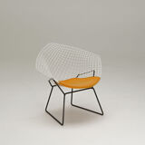 Diamond chair - yellow seatpad