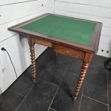 Old mahogany game table
