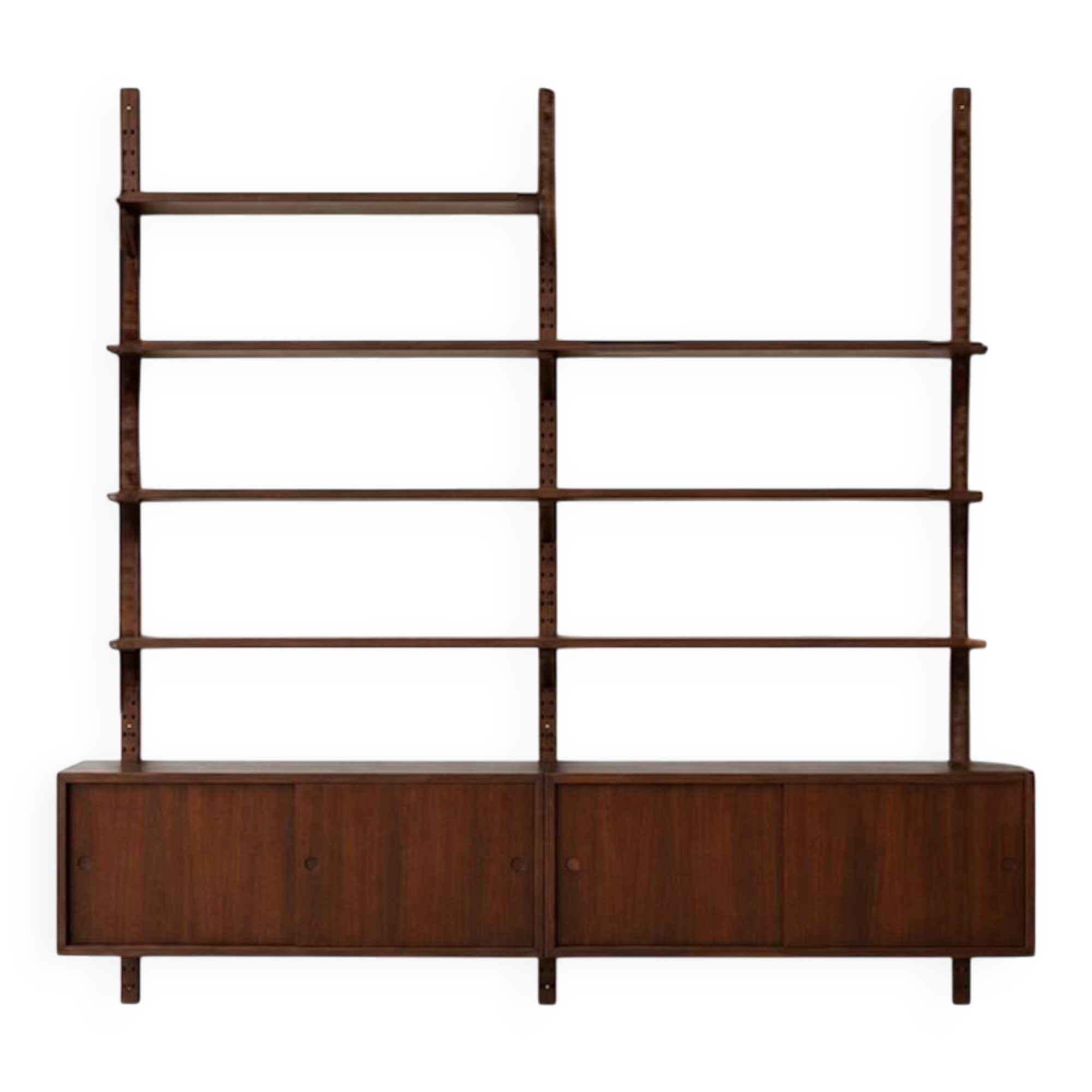 Modular library office Cado in rosewood, Poul Cadovius Denmark