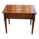 Table d'appoint rectangulaire directoire en bois massif