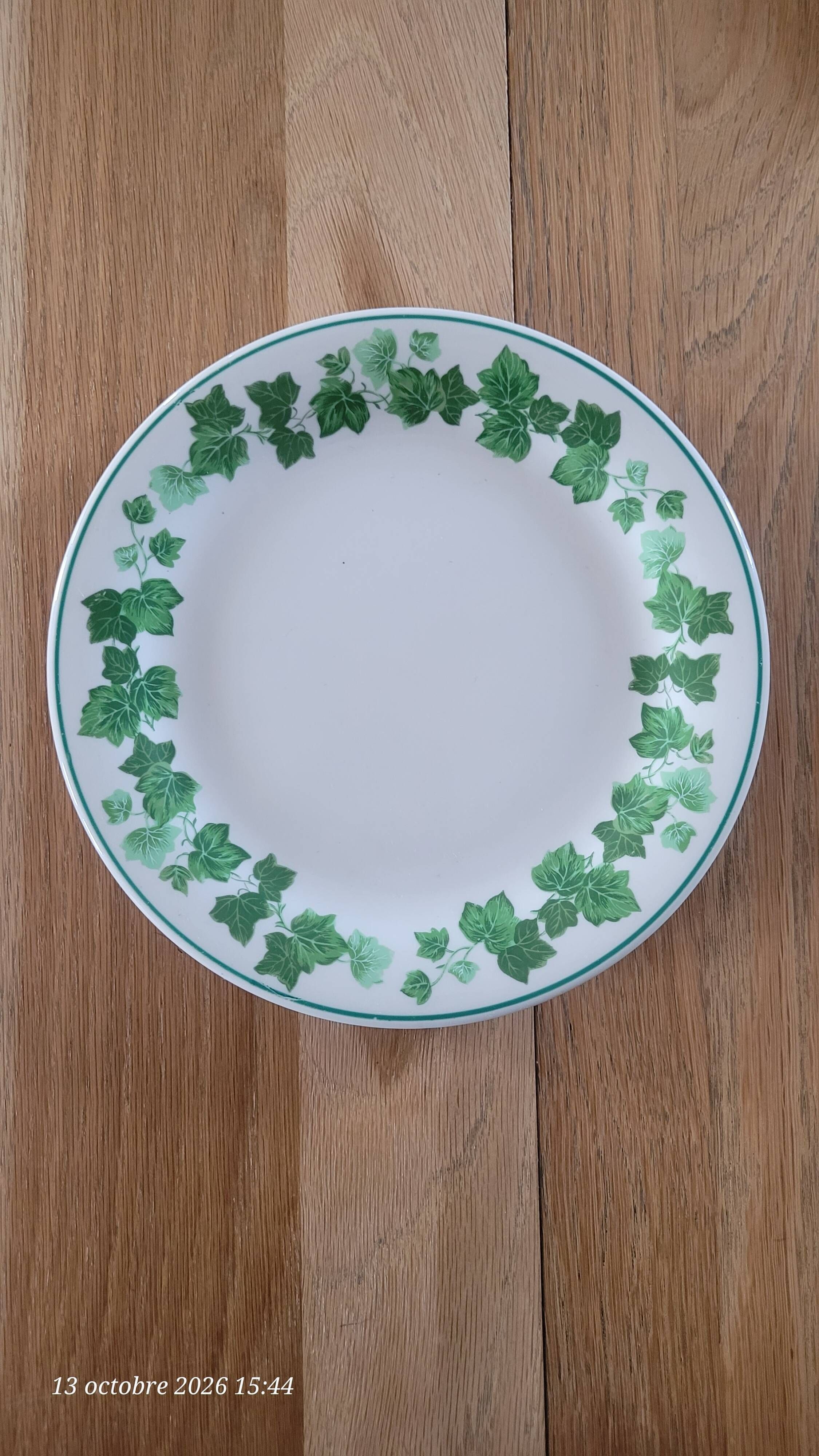 5 dessert plates and their matching bowl (Luciano)