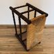 Mulched bench - turned wood