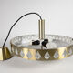 Vitrika - Denmark - pendant- brass - crystal - 60's