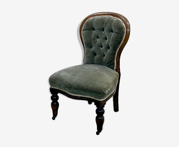 Chaise Victorienne d'enfant en acajou XIXème