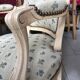 Paire de fauteuil laqué de style Louis XV