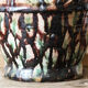 Gourd vase in high relief