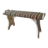 Wooden bench in vintage style.