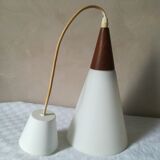 Scandinavian conical hanging lamp