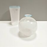 Murano Glass Vase by Ercole Barovier for Barovier & Toso with White Canes,