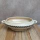 Iron Earth vegetable dish Salins model Old Checkerboard