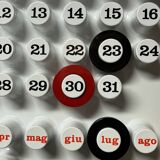Wall Calendar Ring a date, Giorgio Della Beffa, Euroway, perpetual calendar