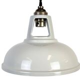 Vintage Industrial Beige Painted Ceiling Lamp, 2000s