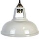 Vintage Industrial Beige Painted Ceiling Lamp, 2000s