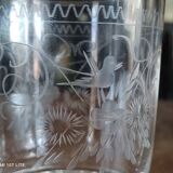 Set of 4 crystal water glasses, Concord model, from Cristallerie Theresienthal