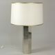 Hexagonal lamp in chromed steel France circa 1970