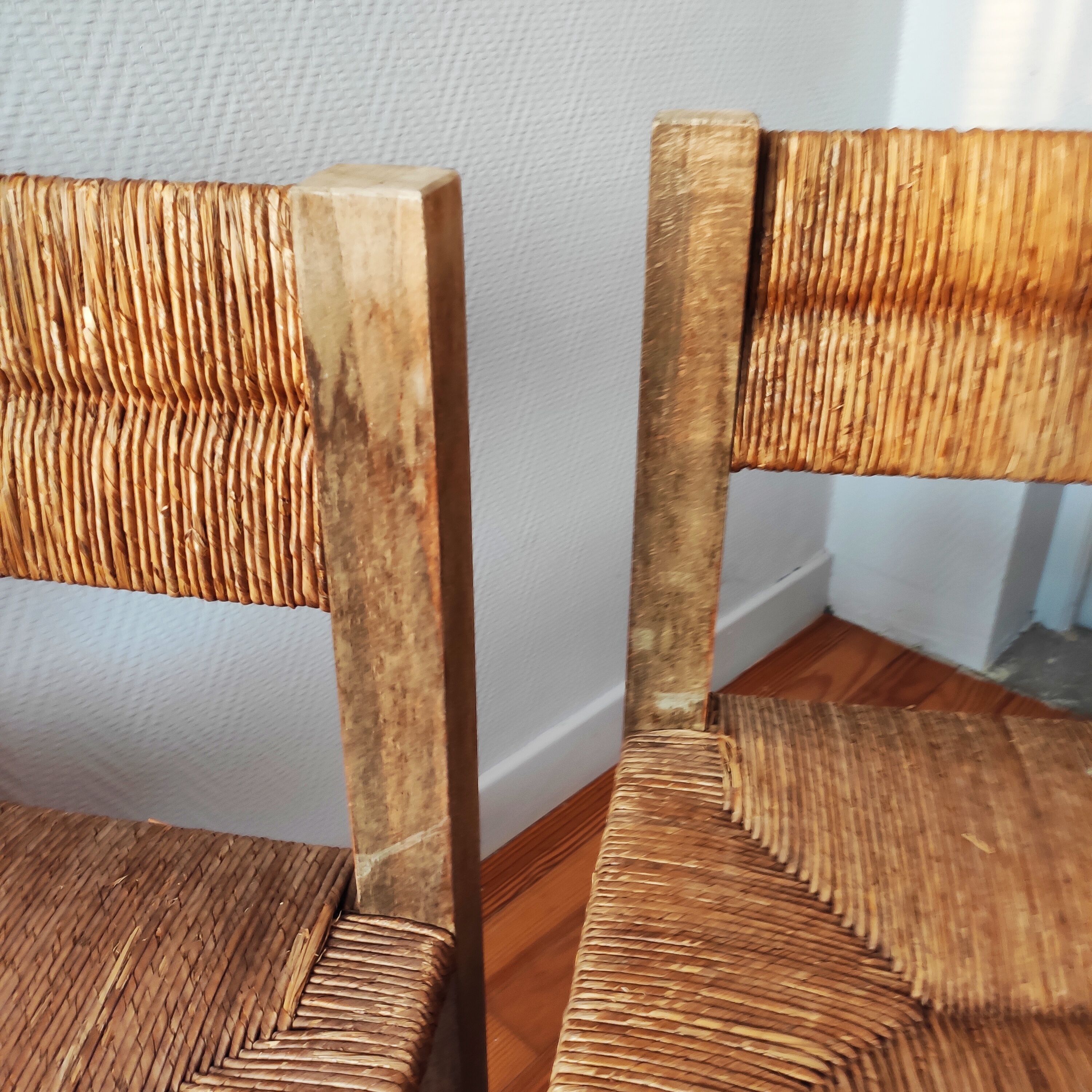 Vintage brutalist chairs 1950