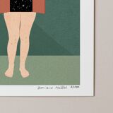 The opening, art print 13x18 cm, numbered and signed, green version