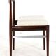 Set of 6 Rosewood AWA Dining Chairs 'Bennekom'  - new upholstery