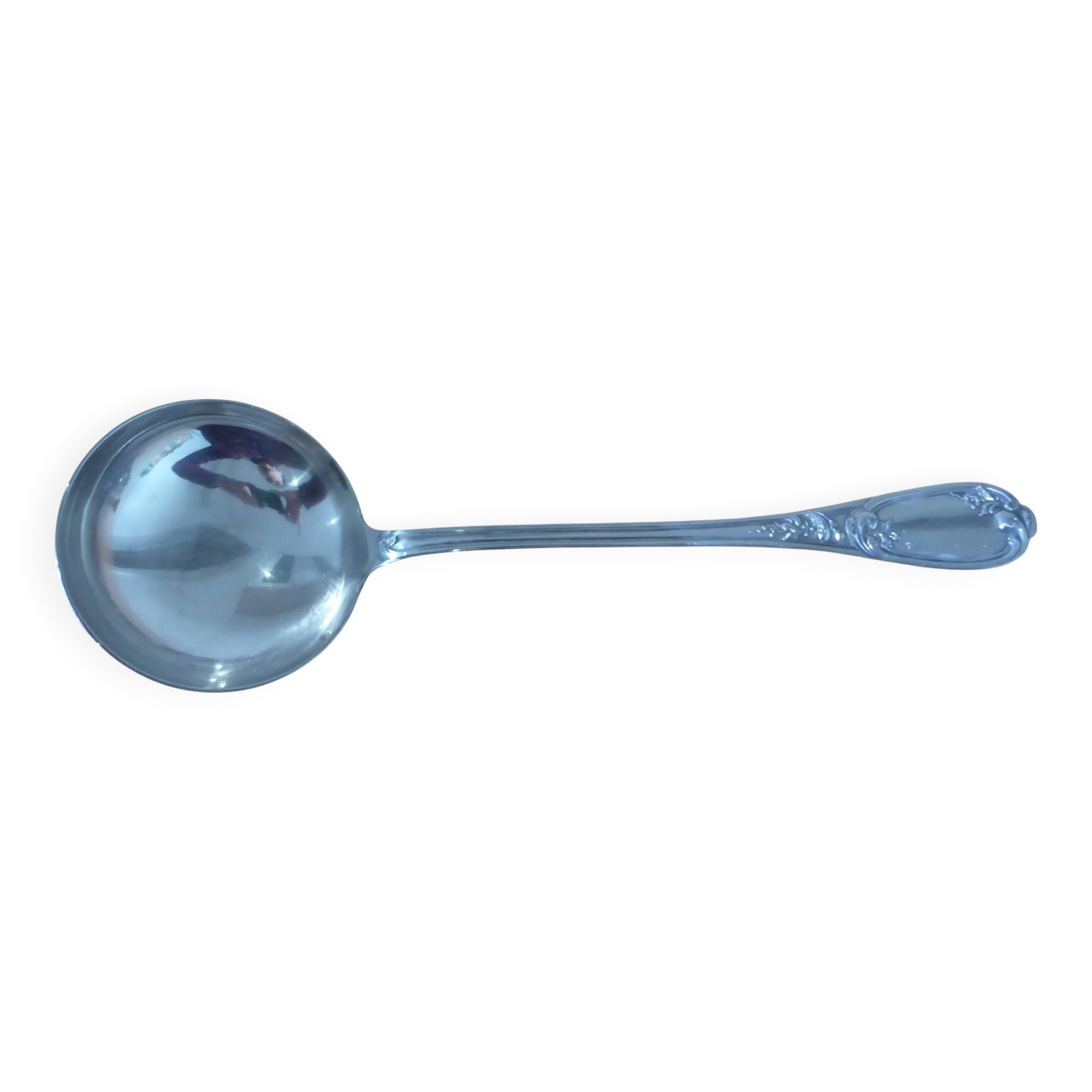 1 silver-plated metal ladle ercuis vintage
