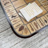 Capron “herbarium” oval coffee table