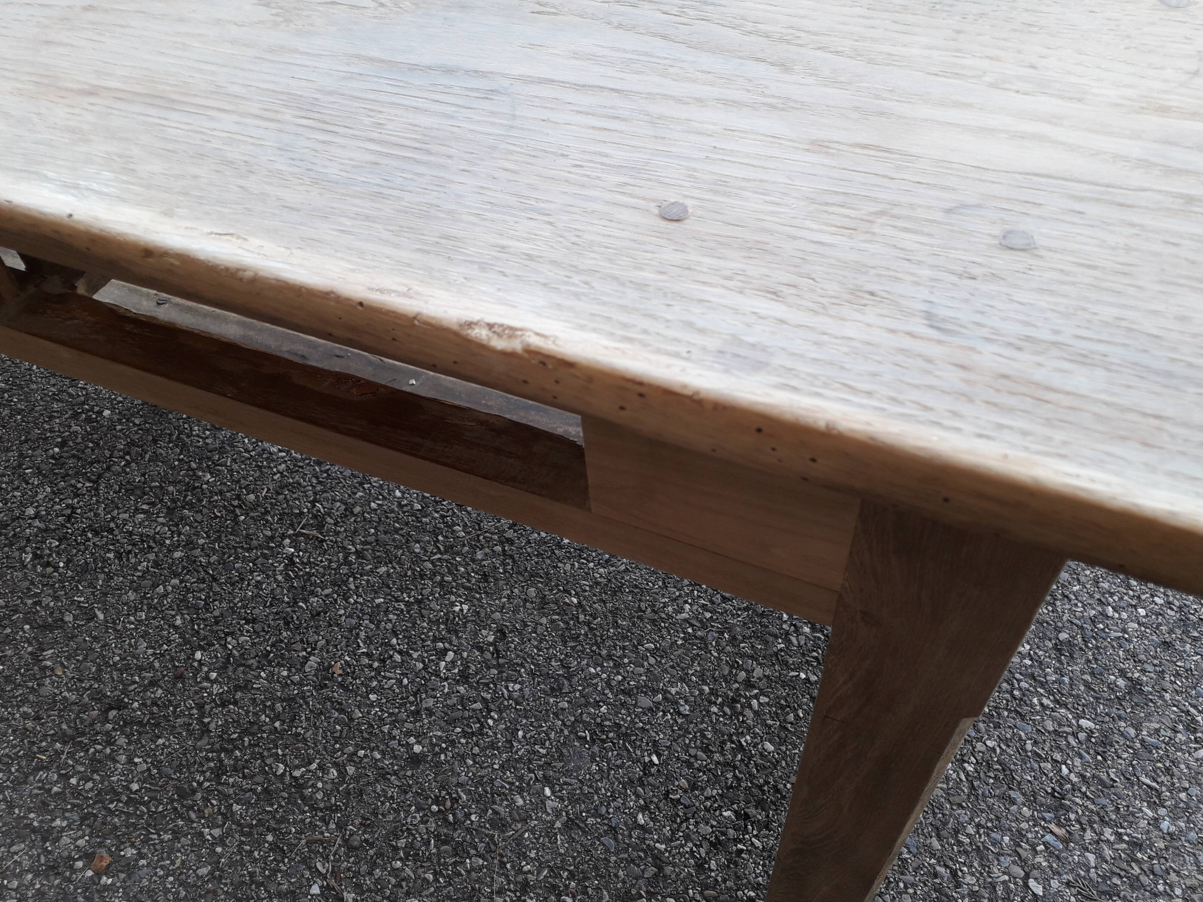 214 cm drawer farm table