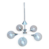 Sputnik designer pendant chandelier 1970s