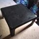 Gae Aulenti plastic black table