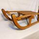 Vintage wooden and metal sled - 75 cm