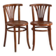 Antique bentwood chairs in Thonet style – Hungary, circa 1960 #7 - Set of 2 pieces
