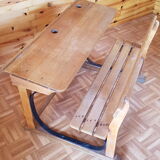 Double school desk Léo Wiart