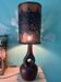 Large vintage ceramic floor lamp accolay & brutalist copper - 10