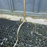 Golden chrome floor lamp foot