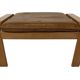 Vintage ikea poang tan cuir cantilever repose-pieds ottoman design