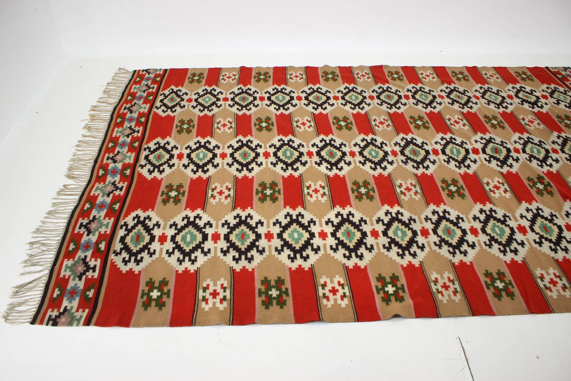 1940s Wool Rug/Carpet, Czechoslovakia