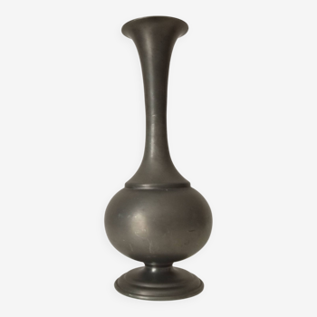 Old pewter vase