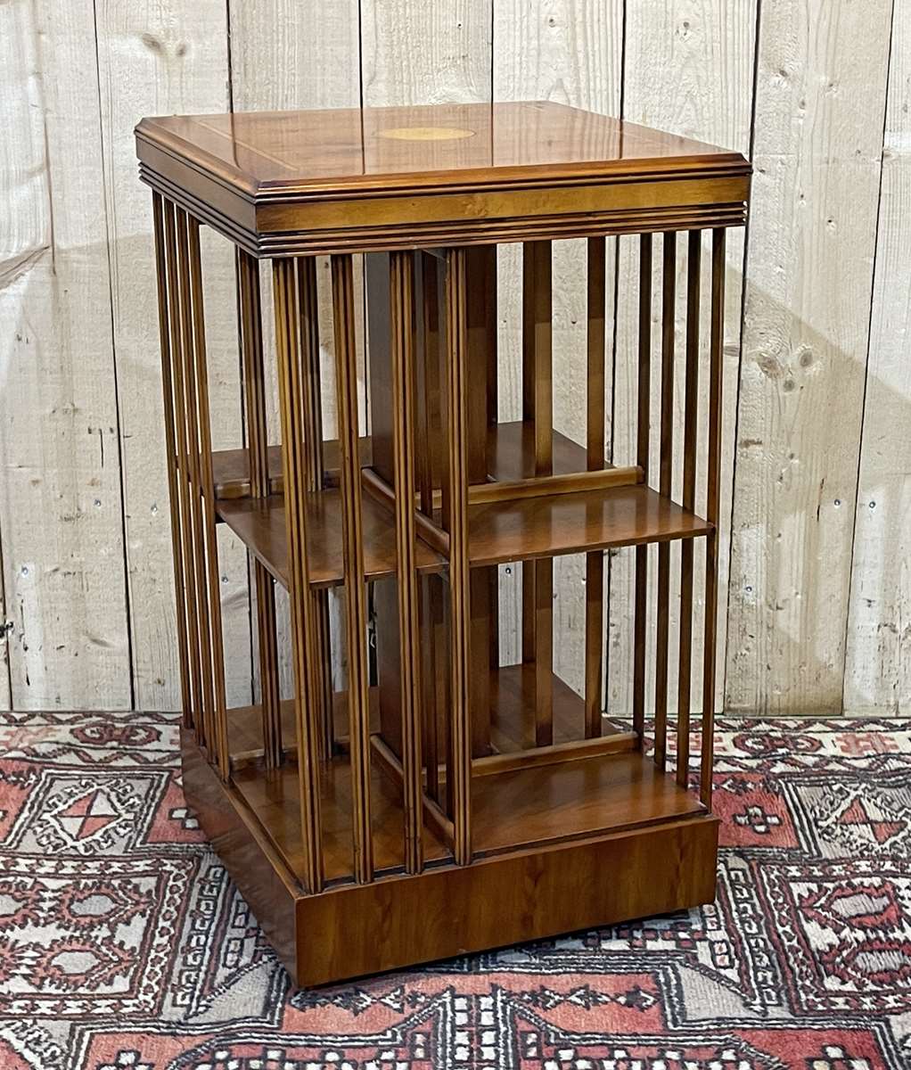 English yew swivel library from the 1950s