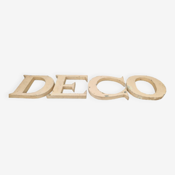 Decorative sign letters