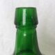 Dame Jeanne en verre vert émeraude