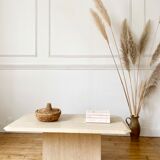 Table basse en travertin vintage