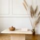 Vintage travertine coffee table