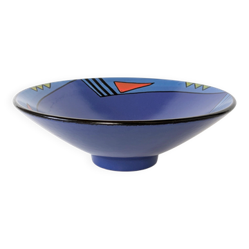 Fruit Bowl KMK Kupfermühle Indigo Series, Memphis Style 1980s