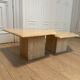 Travertine pull-out tables Classico, Italy, 1970s