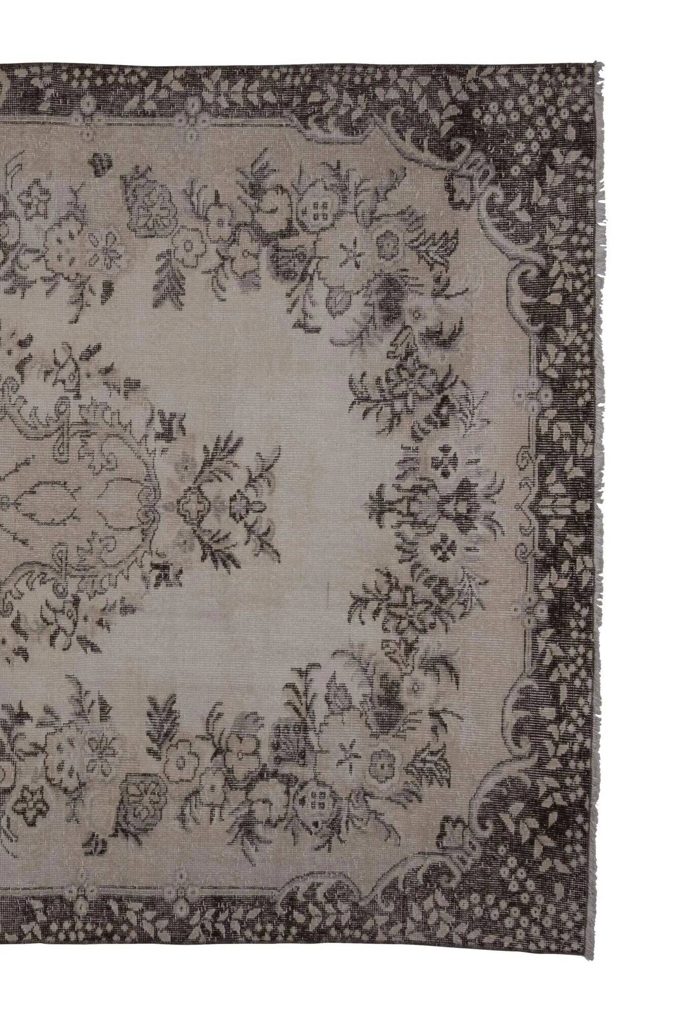 Vintage Turkish rug handmade 194x303 cm