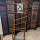 Porte manteau mural en bambou