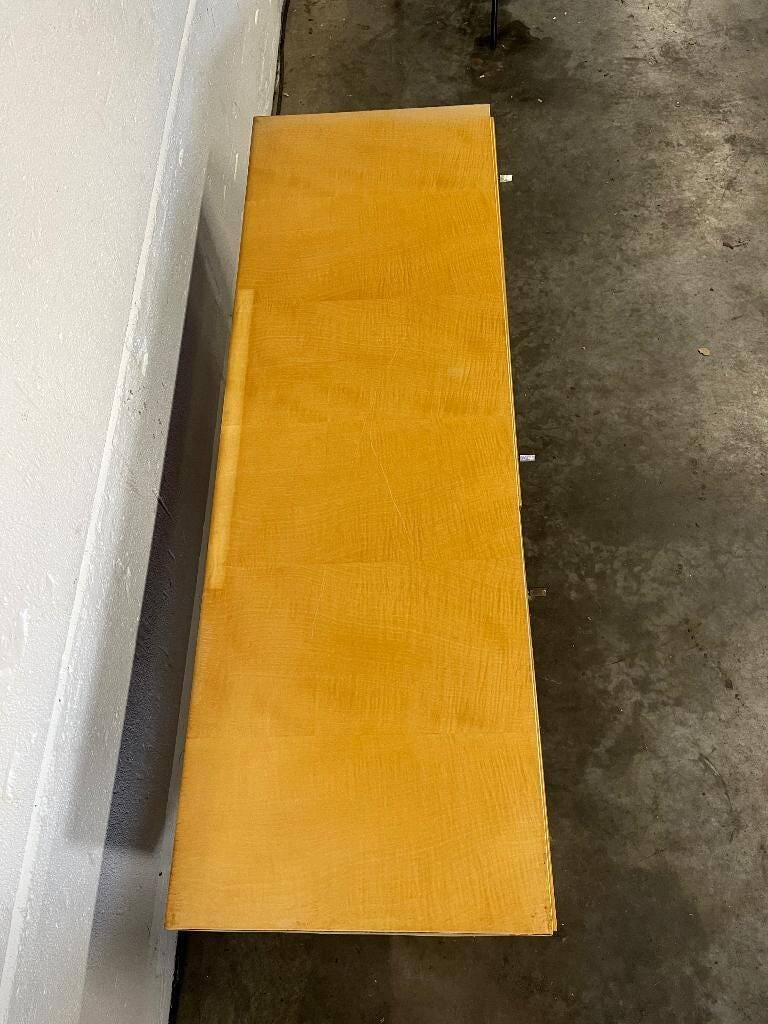 Vintage wooden low furniture / TV unit / low sideboard