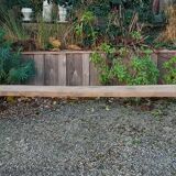 19th century oak farm bench