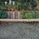 19th century oak farm bench